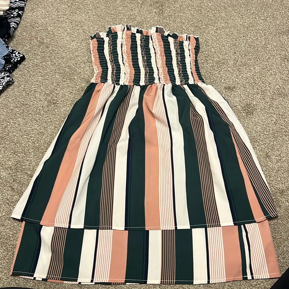 Strapless sundress